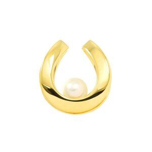 MIKIMOTO Akoya Pearl 6.7mm Pendant Top 18K YG